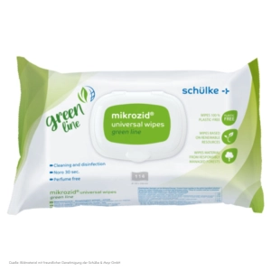 SCHÜLKE & MAYR GmbH Mikrozid universal wipes green line maxi Desinfektionstücher, 23x25cm, 90 Stck.